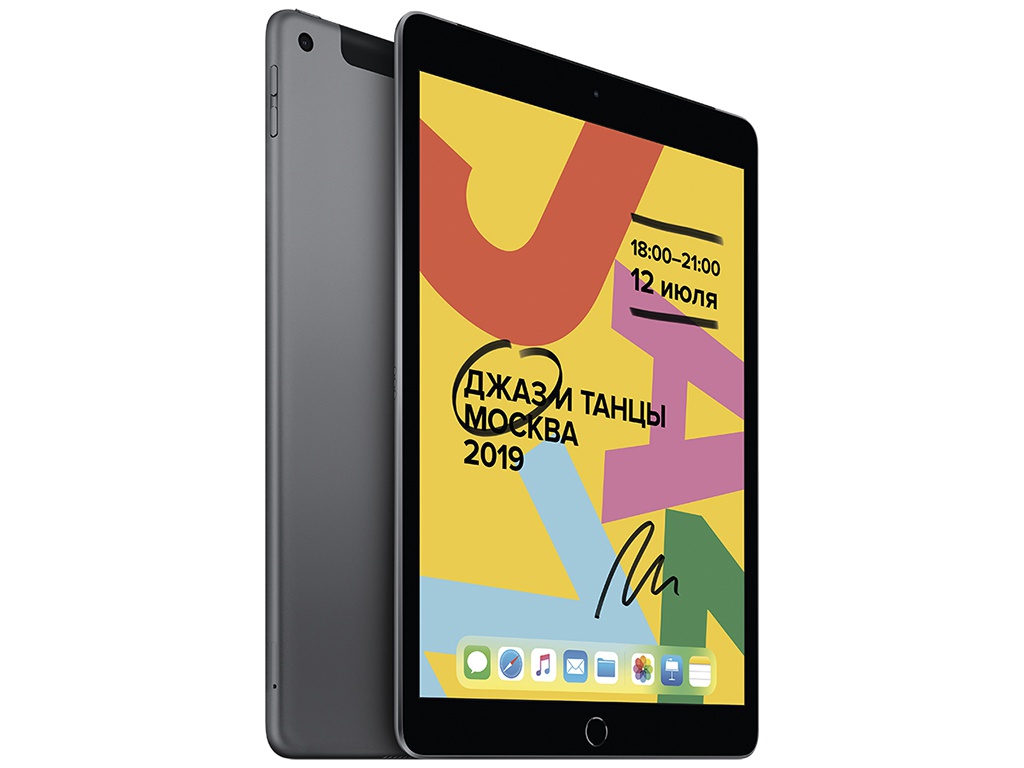 

Планшет APPLE iPad 10.2 2019 Wi-Fi + Cellular 32Gb Space Grey MW6A2RU/A, APPLE iPad 10.2 2019