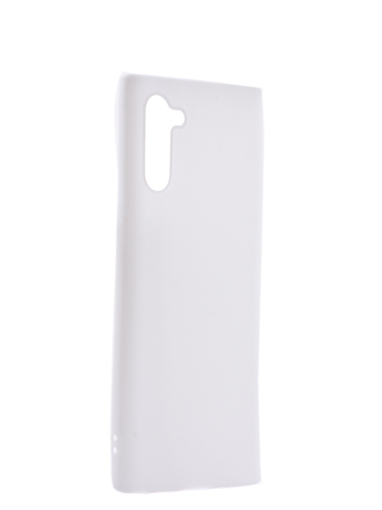 фото Чехол brosco для samsung galaxy note 10 white matte ss-n10-colourful-white