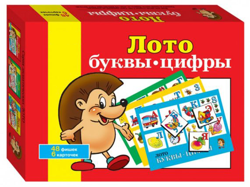

Настольная игра Step Puzzle Лото Буквы-цифры 80301, Буквы-цифры