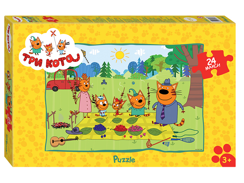 

Пазл Step Puzzle Maxi Три кота 90033, Три кота