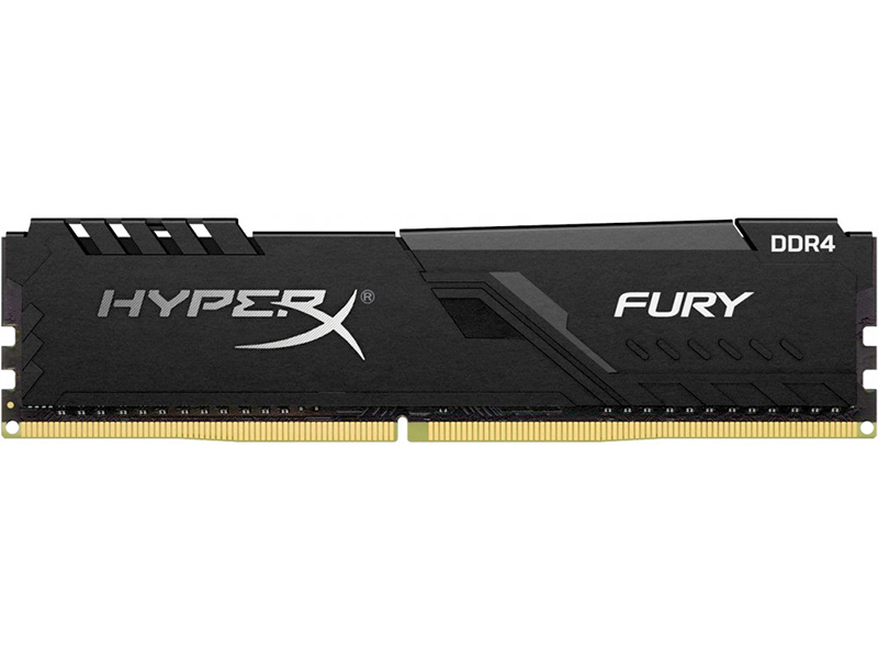 Фото - Модуль памяти HyperX Fury Black DDR4 DIMM 3000MHz PC4-24000 CL15 - 16Gb HX430C15FB3/16 модуль памяти dimm 16gb ddr4 pc24000 3000mhz kingston hyperx fury black series xmp hx430c15fb3 16