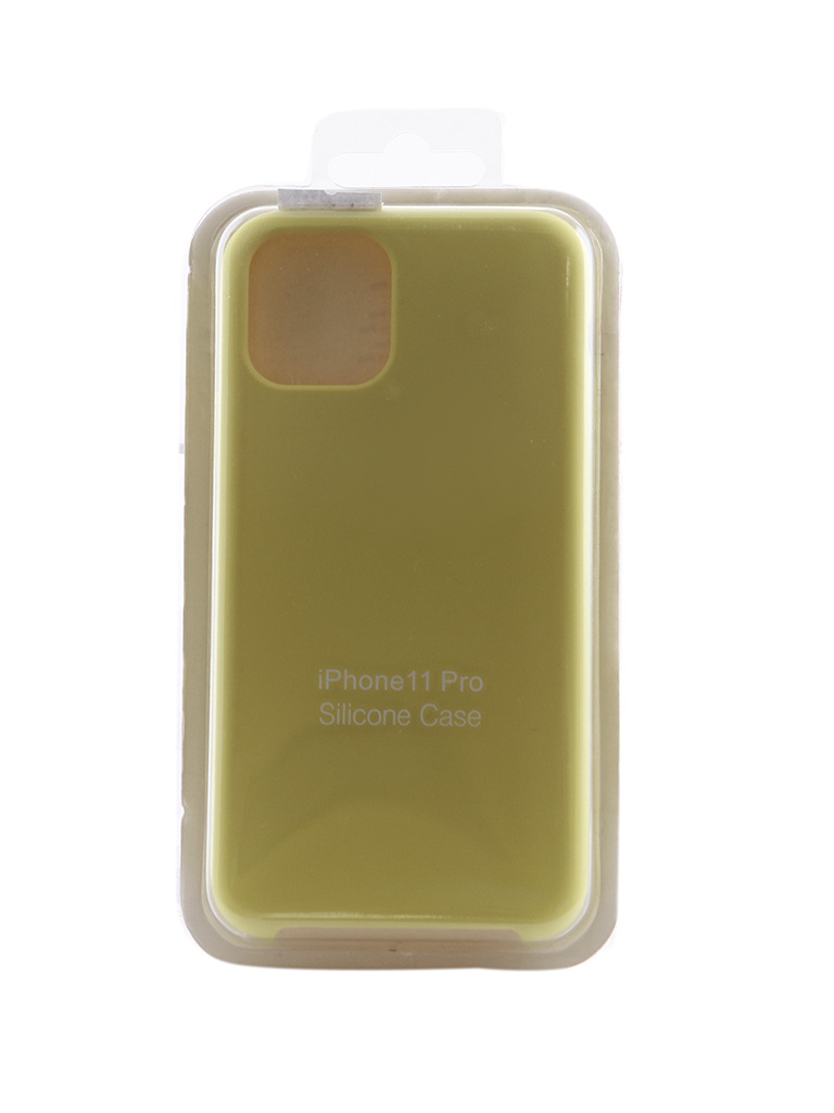 Чехол Innovation для APPLE iPhone 11 Pro Silicone Hot Yellow 16470 силиконовый чехол все я устала на apple iphone 11 pro айфон 11 про