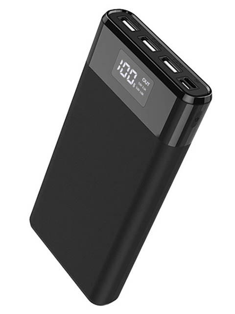 фото Внешний аккумулятор hoco power bank b35e entourage 30000mah black