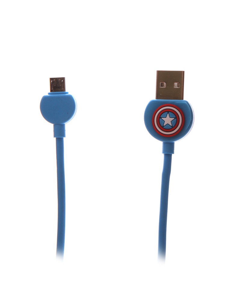 фото Аксессуар Red Line Marvel USB - MicroUSB Captain America УТ000018827