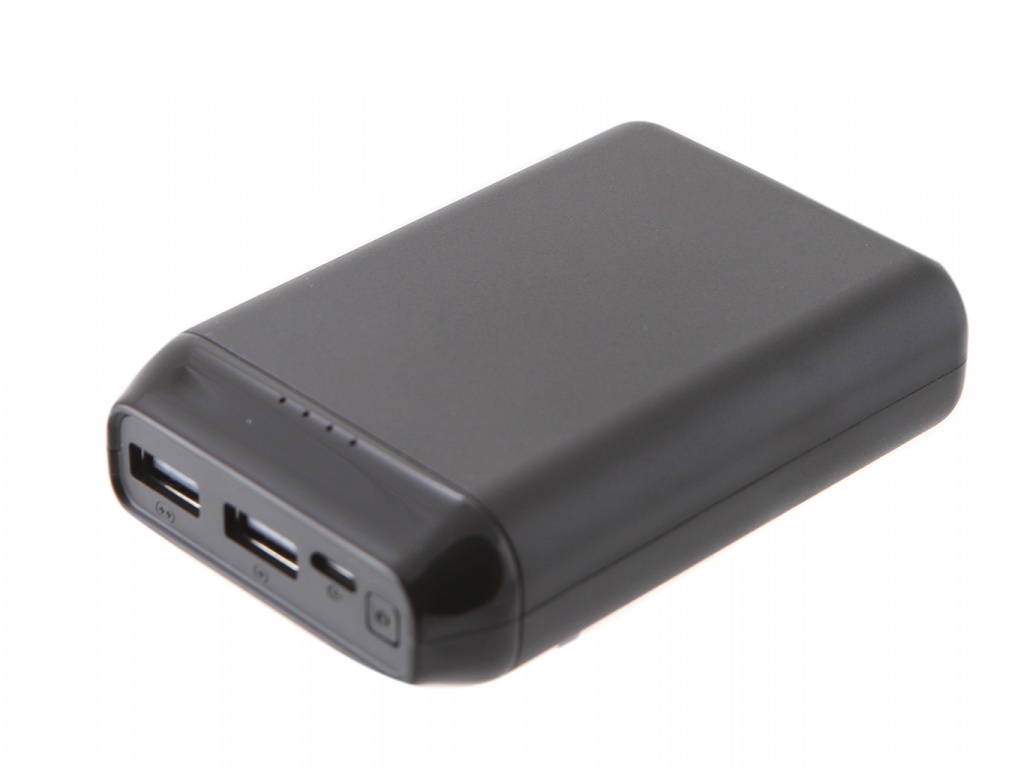 

Аккумулятор Cactus 10000mAh 2xUSB Graphite CS-PBFSFL-10000, CS-PBFSFL-10000