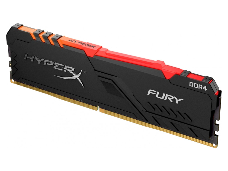 Модуль памяти HyperX Fury Black RGB DDR4 DIMM 2666MHz PC4-21300 CL16 - 8Gb HX426C16FB3A/8