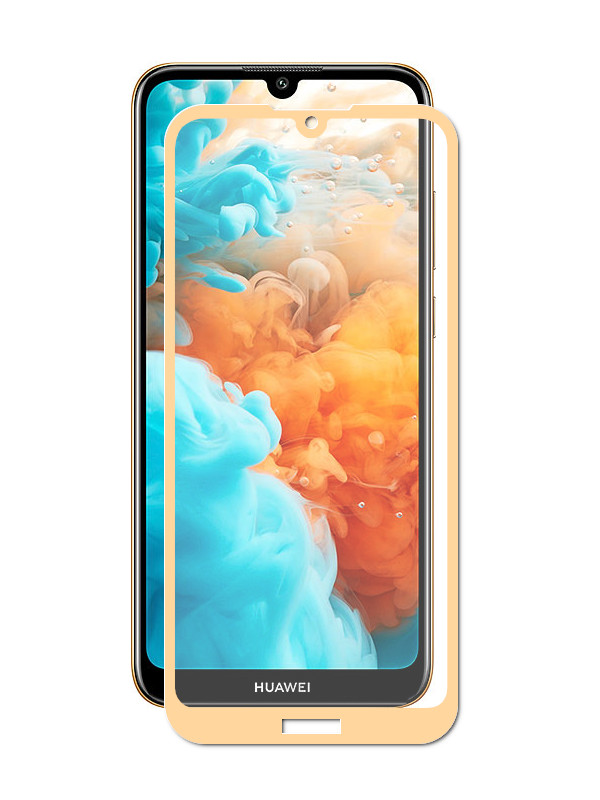 

Защитное стекло Media Gadget для Huawei Y6 2019 2.5D Full Cover Glass Full Glue Gold Frame MGFCHY6P19FGGL, MGFCHY6P19FGGL