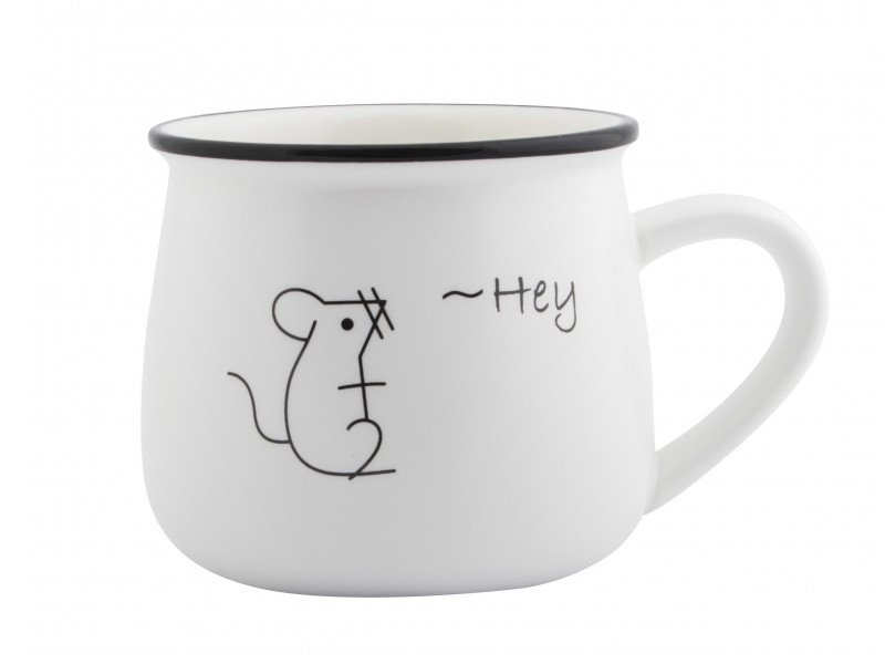 

Кружка Эврика Мышонок приветливый 250ml 99382, 99382