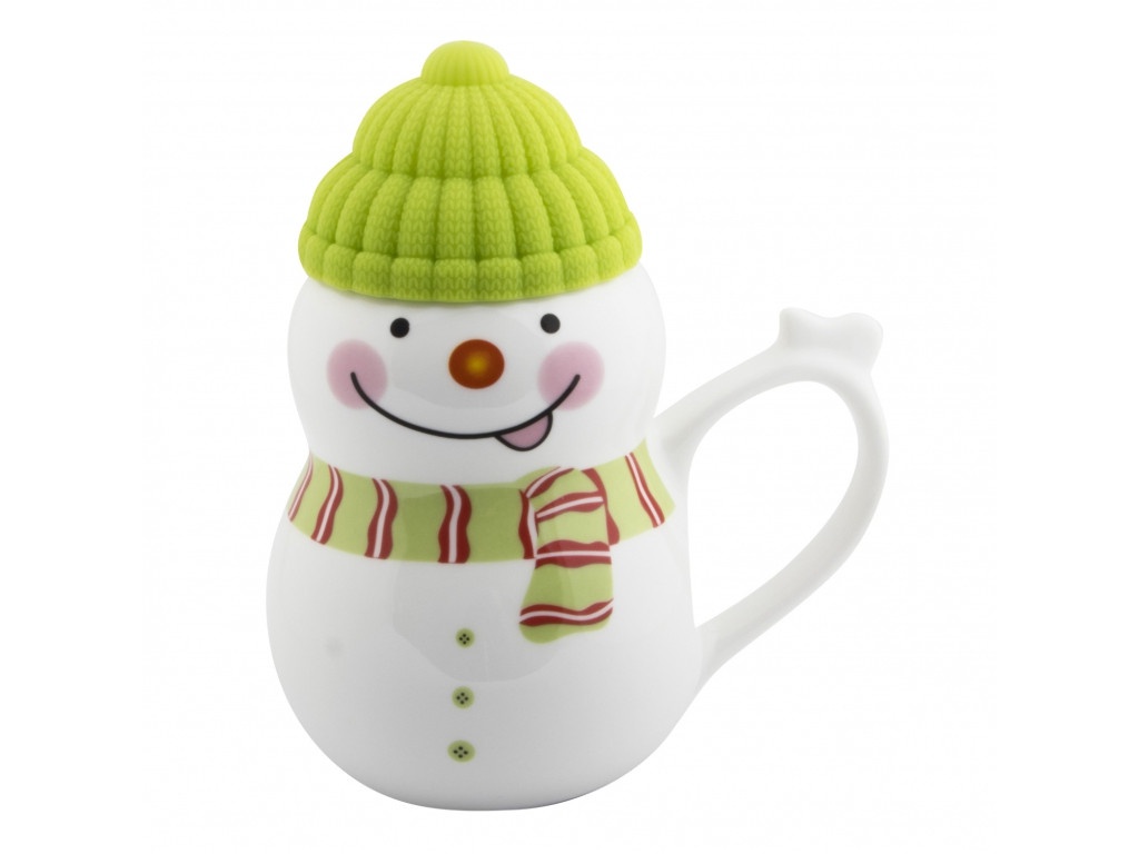 

Кружка Эврика Снеговик растопи лёд 500ml Green 99403, 99403