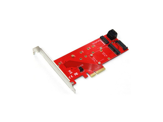 

Аксессуар Переходник Orient C297E PCI-E 4x to NGFF (M.2) PCI-E M-key / NGFF (M.2) SATA B-key / mSATA 30897, C297E