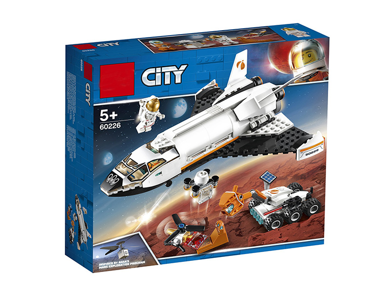 

Конструктор Lego City Шаттл для исследований Марса 273 дет. 60226, Шаттл для исследований Марса