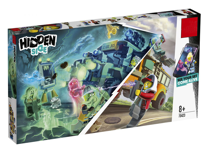 

Конструктор Lego Hidden Side Автобус охотников за паранормальными явлениями 3000 689 дет. 70423, Автобус охотников за паранормальными явлениями 3000