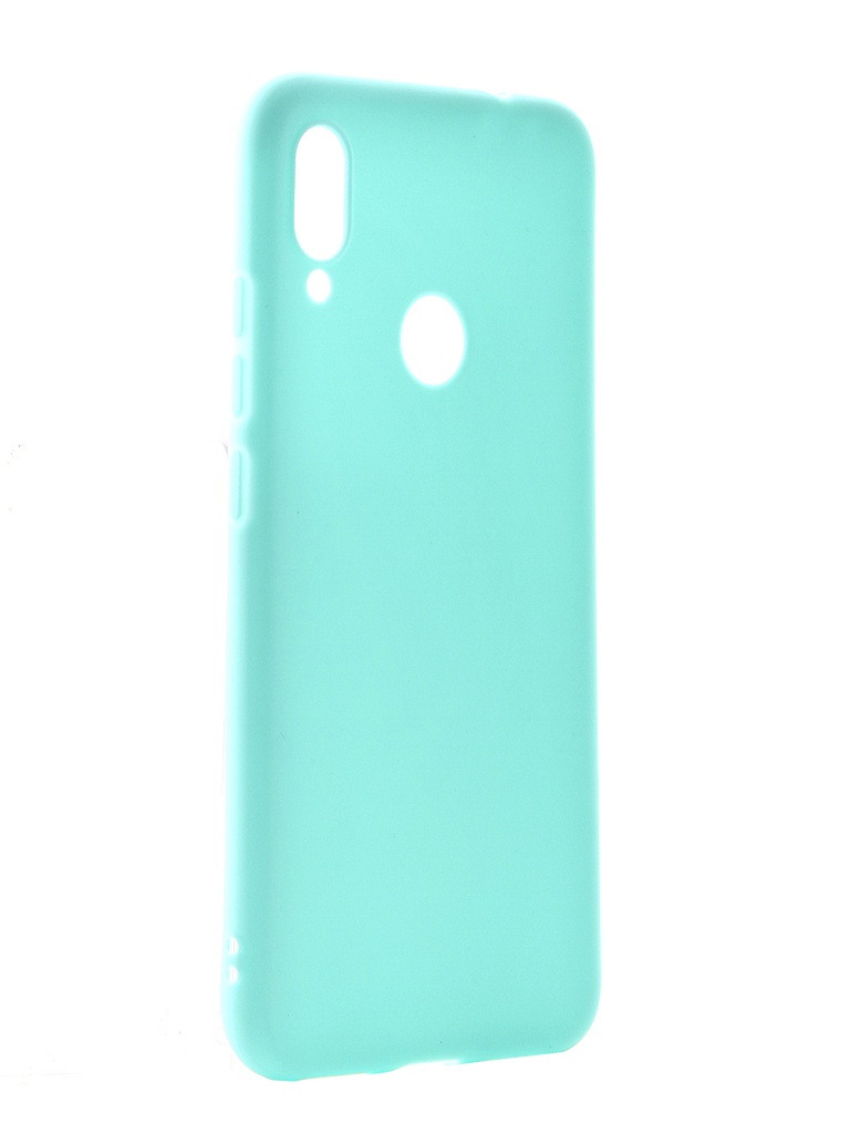 фото Аксессуар Чехол Pero для Xiaomi Redmi Note 7 Soft Touch Turquoise CC01-RN7C