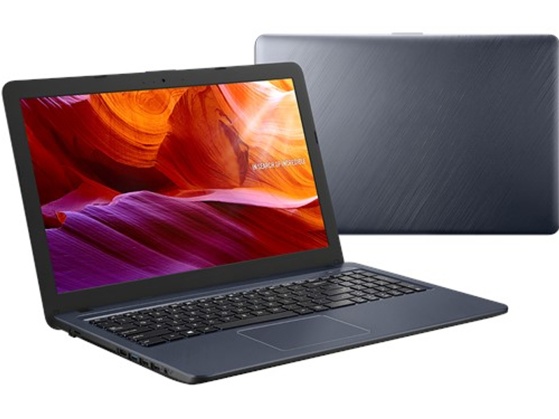 

Ноутбук ASUS VivoBook X543UA-DM1663T Grey 90NB0HF7-M32940 (Intel Core i3-7020U 2.3 GHz/4096Mb/128Gb SSD/Intel HD Graphics/Wi-Fi/Bluetooth/Cam/15.6/1920x1080/Windows 10 Home 64-bit), VivoBook X543UA-DM1663T