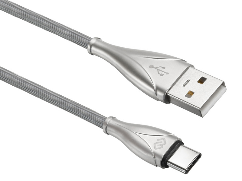 фото Аксессуар digma usb-a - micro usb-b 3m silver 1080364