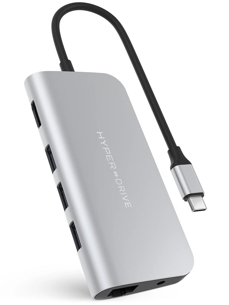 фото Хаб USB HyperDrive Power 9-in-1 Silver HD30F-SILVER