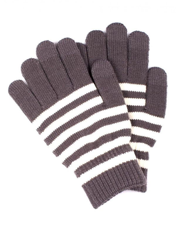 фото Теплые перчатки для сенсорных дисплеев territory 0918 light grey