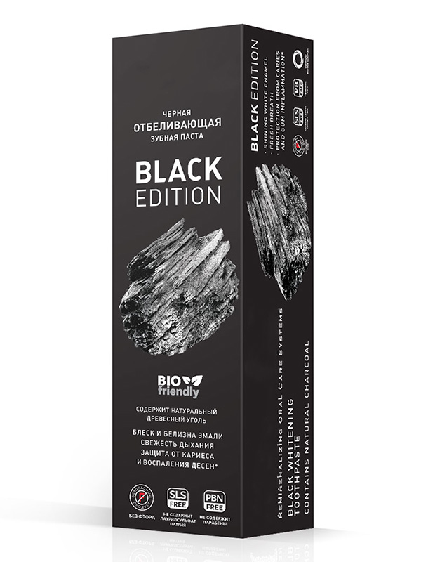 фото Зубная паста R.O.C.S. Black Edition отбеливающая 74g 03-01-054