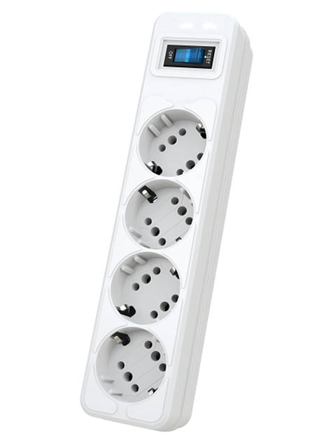 фото Сетевой фильтр Zis Pilot SG 4x8 4/8 Sockets 7m White