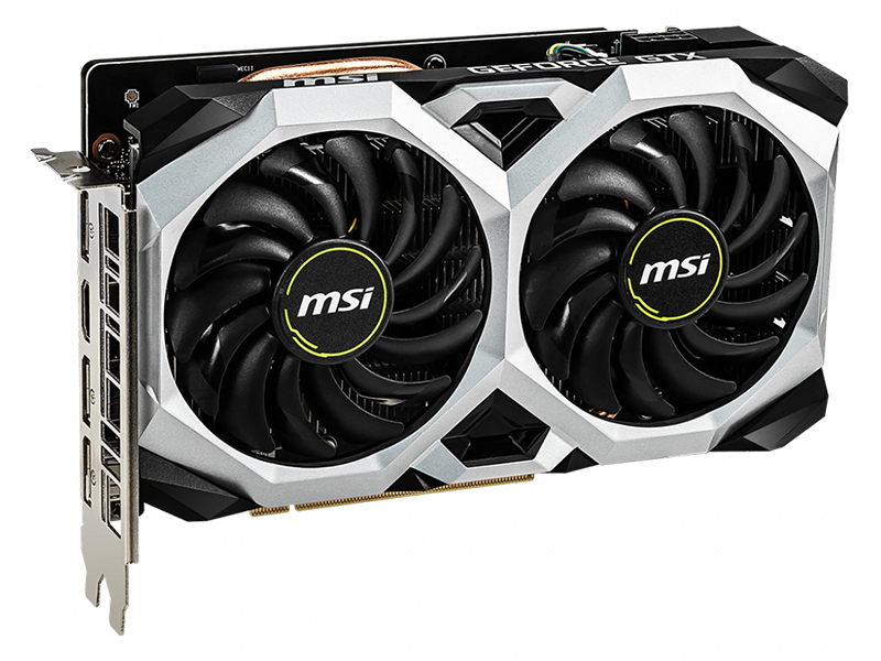 фото Видеокарта msi geforce gtx 1660 1830mhz pci-e 3.0 6144mb 8000mhz 192 bit 3xdp hdmi hdcp gtx 1660 ventus xs 6g oc / gtx 1660 ventus xs 6g ocv1