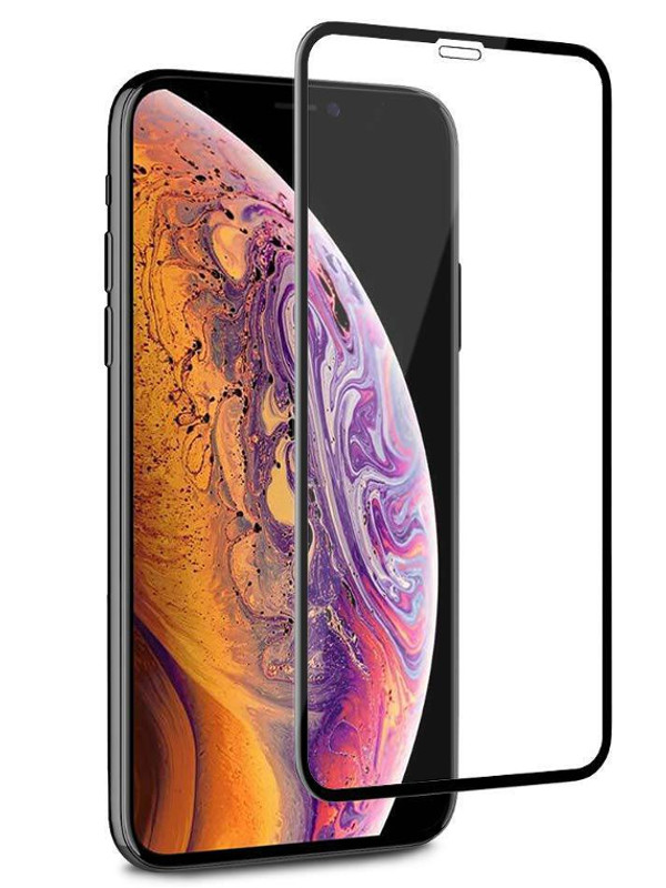 фото Защитное стекло wk для apple iphone 11 pro max/xs max kingkong s.f.m.t.g. 2.5d 0.22mm black frame 0l-00041988