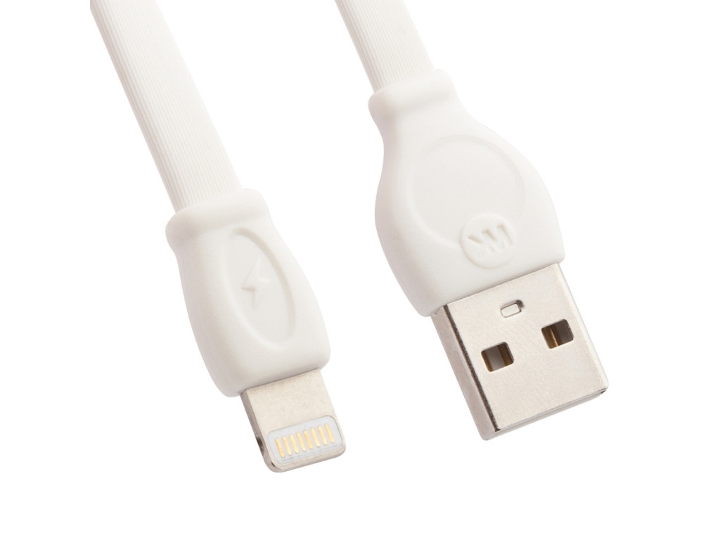 фото Аксессуар WK Fast Cable WDC-023 USB - Lightning 1.0m White 0L-00035281