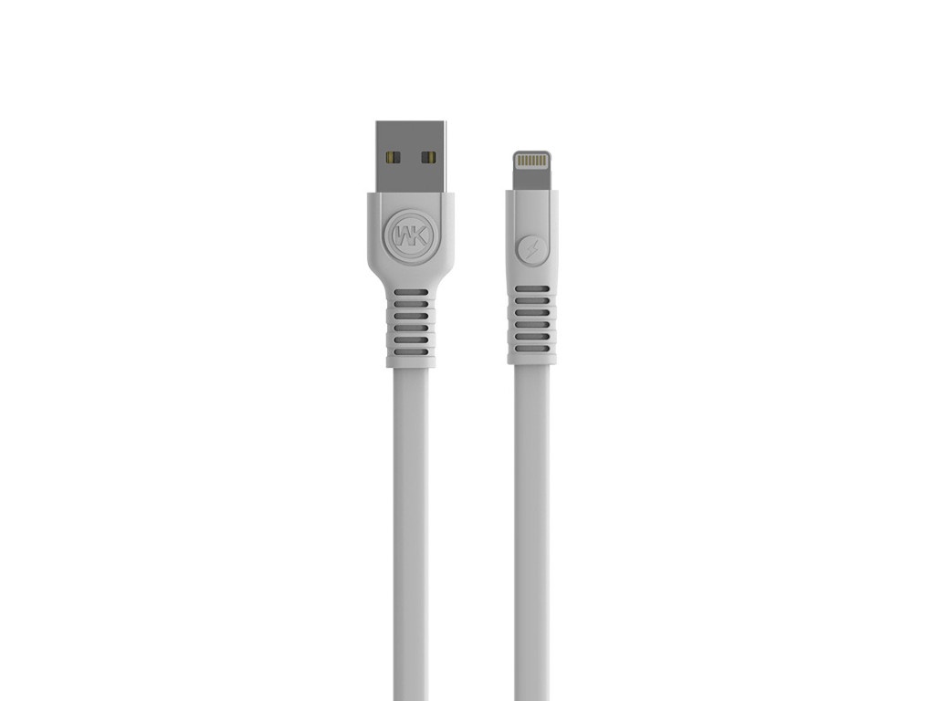 фото Аксессуар WK Flushing WDC-066 USB - Lightning 1.0m White 0L-00039494