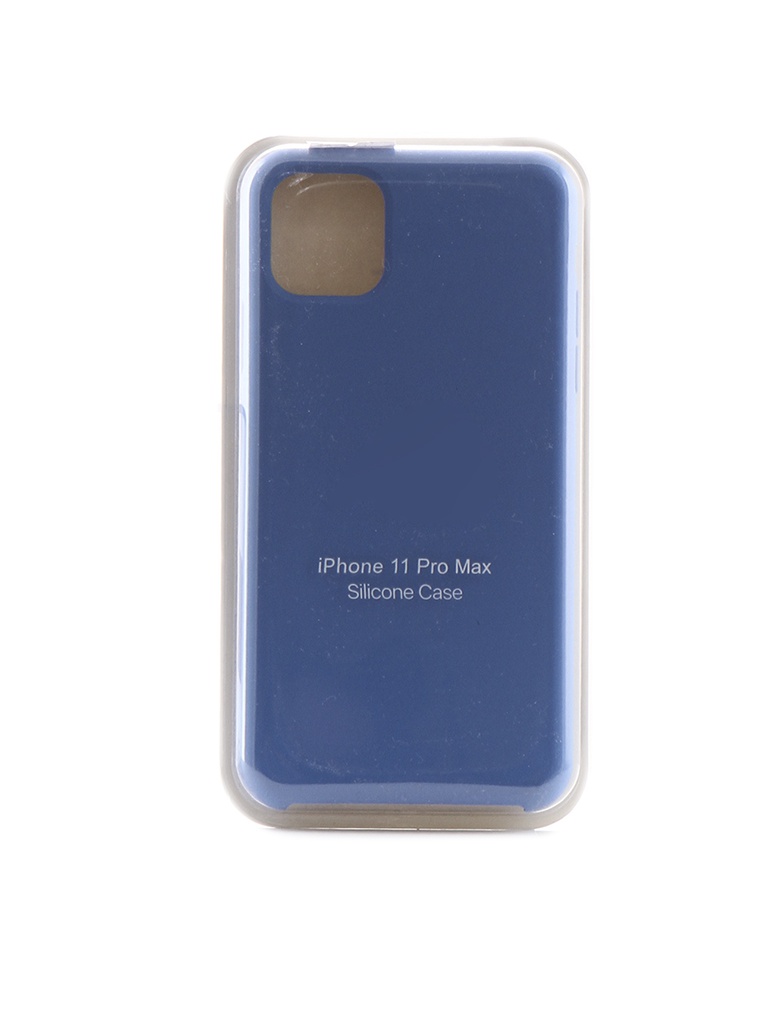 фото Чехол krutoff для apple iphone 11 pro max silicone case royal blue 10920