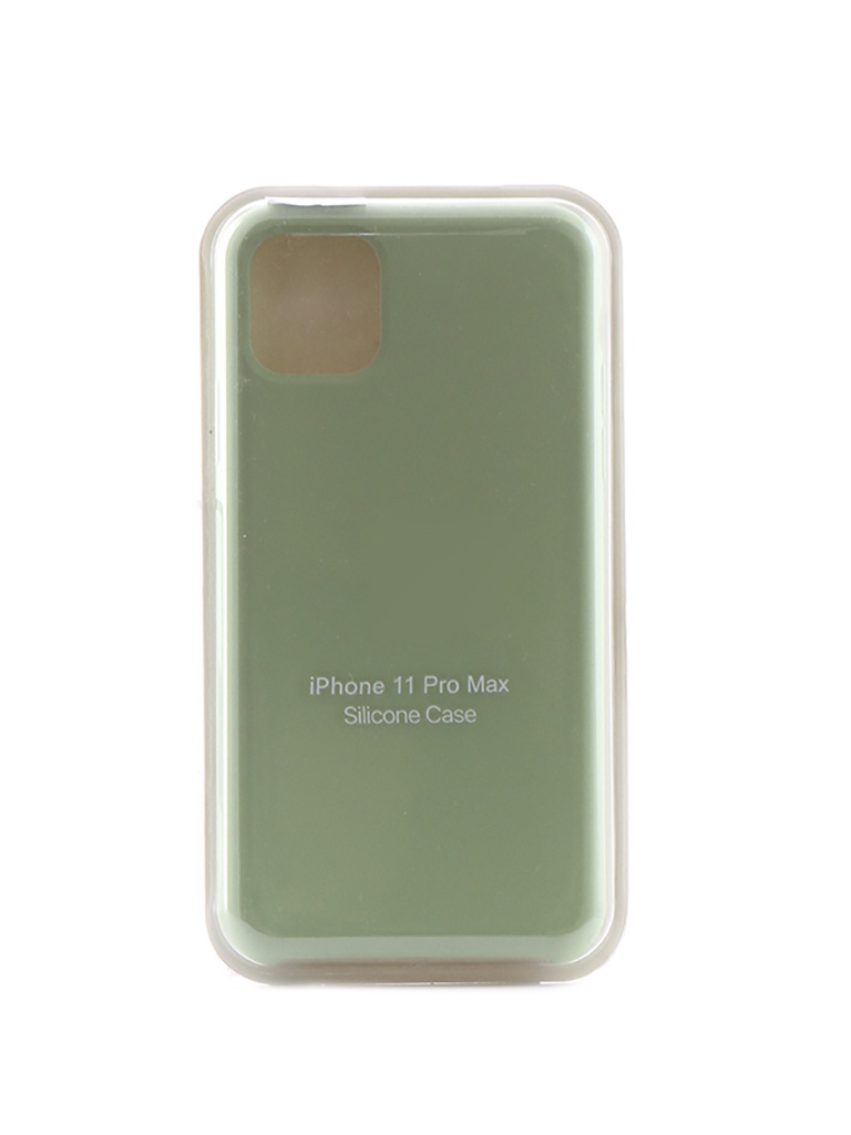 фото Чехол krutoff для apple iphone 11 pro max silicone case mint 10917