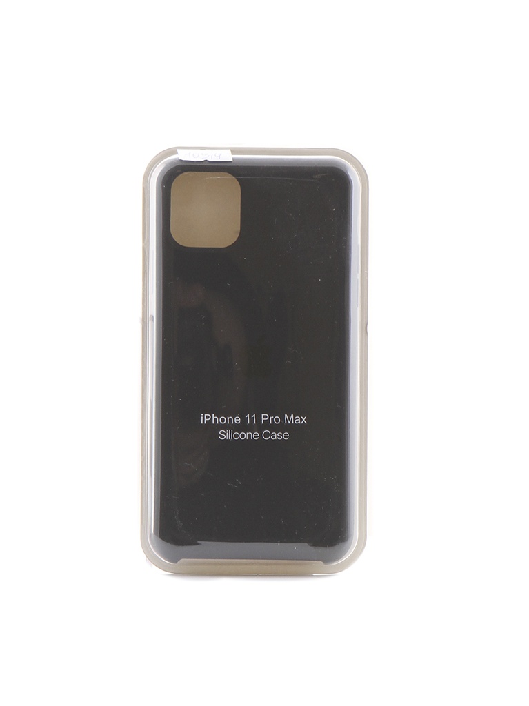 фото Чехол krutoff для apple iphone 11 pro max silicone case charcoal gray 10914