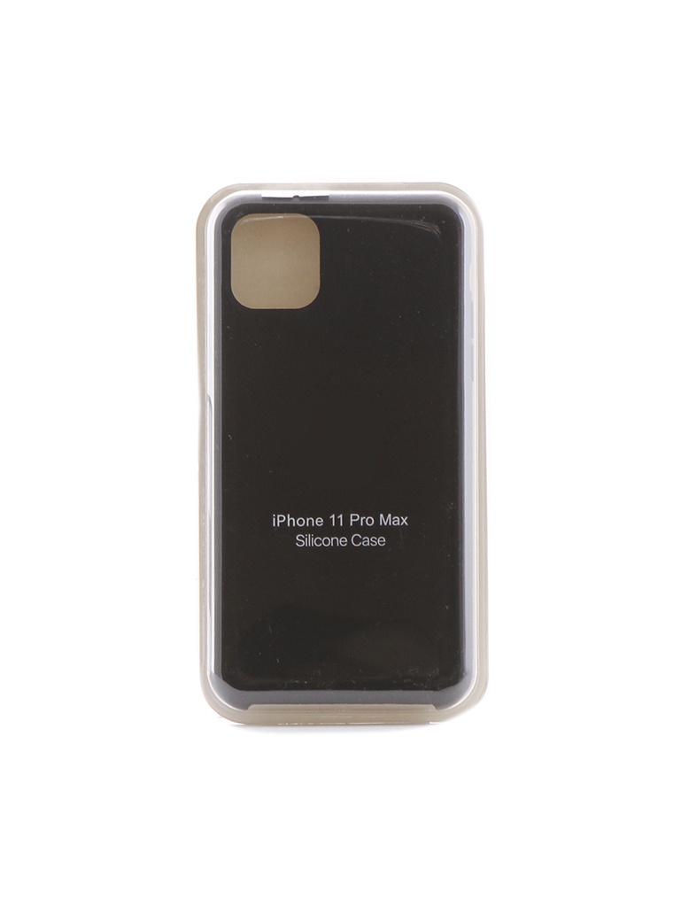 фото Чехол krutoff для apple iphone 11 pro max silicone case black 10913