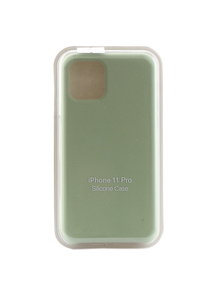 фото Чехол krutoff для apple iphone 11 pro silicone case mint 10908