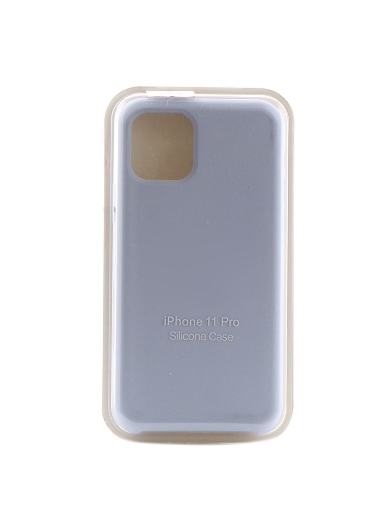 

Чехол Krutoff для APPLE iPhone 11 Pro Silicone Case Light Blue 10906, APPLE iPhone 11 Pro