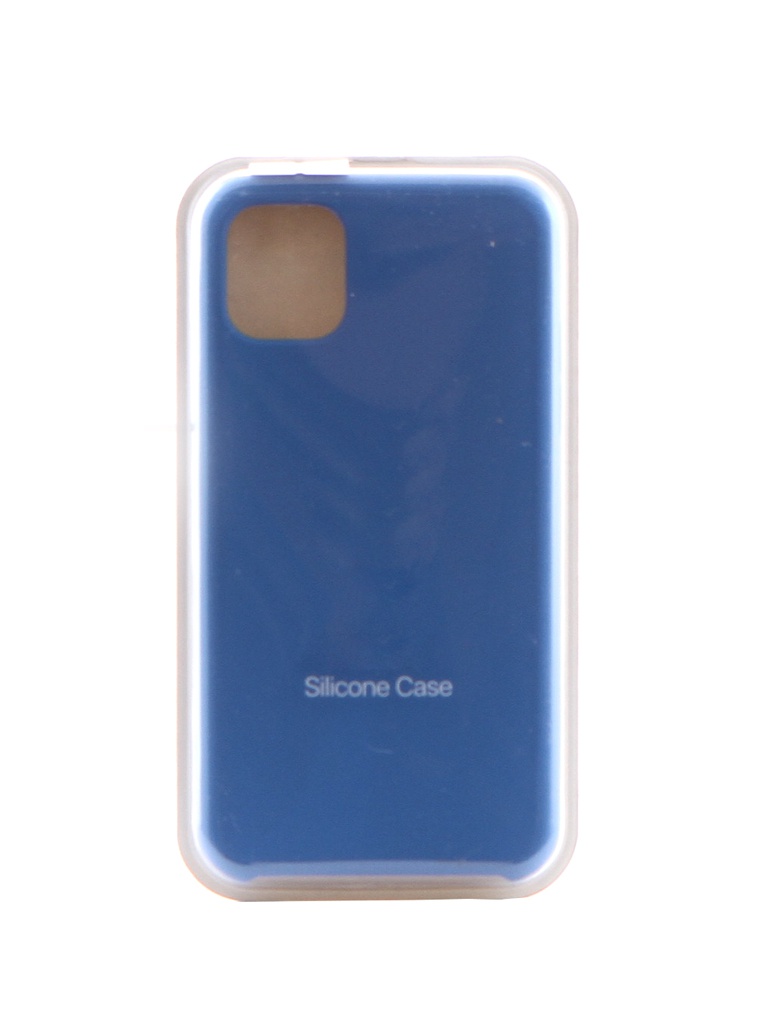 фото Чехол krutoff для apple iphone 11 silicone case royal blue 10902