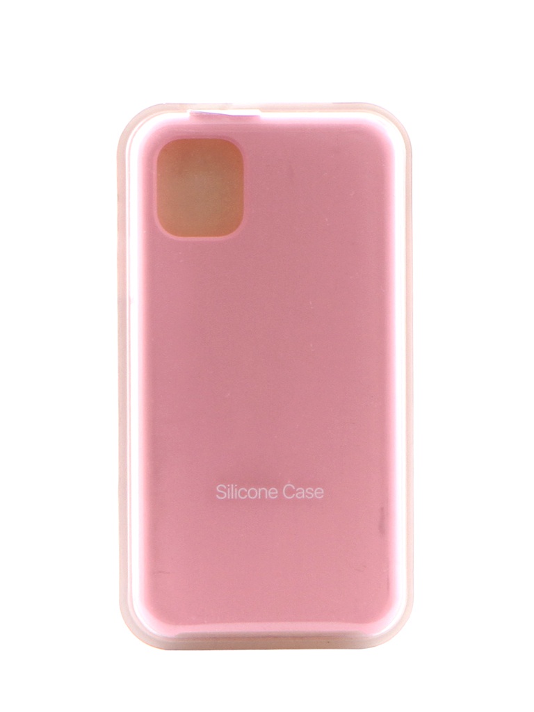 фото Чехол krutoff для apple iphone 11 silicone case pink 10900