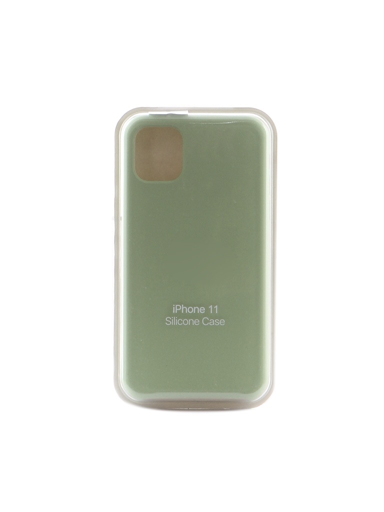фото Чехол krutoff для apple iphone 11 silicone case mint 10899