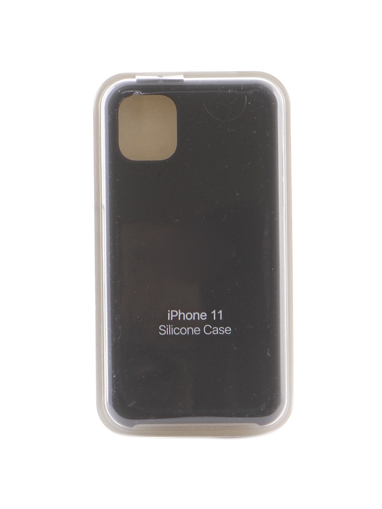 

Аксессуар Чехол Krutoff для APPLE iPhone 11 Silicone Case Charcoal Gray 10896, APPLE iPhone 11