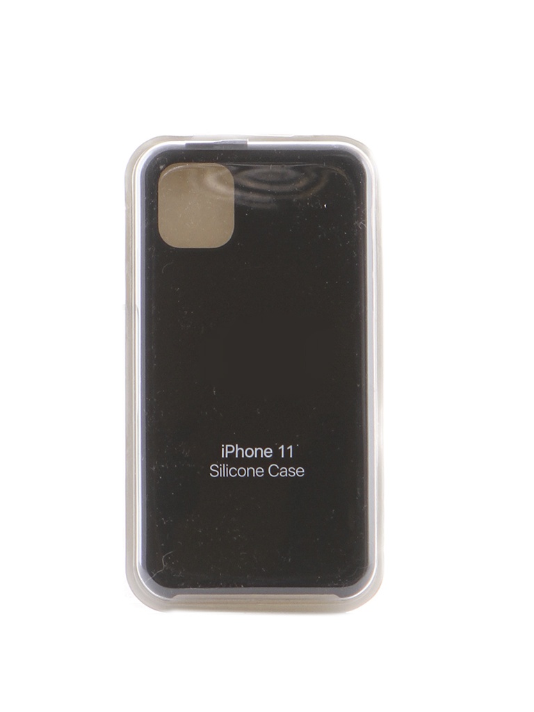 фото Чехол krutoff для apple iphone 11 silicone case black 10895