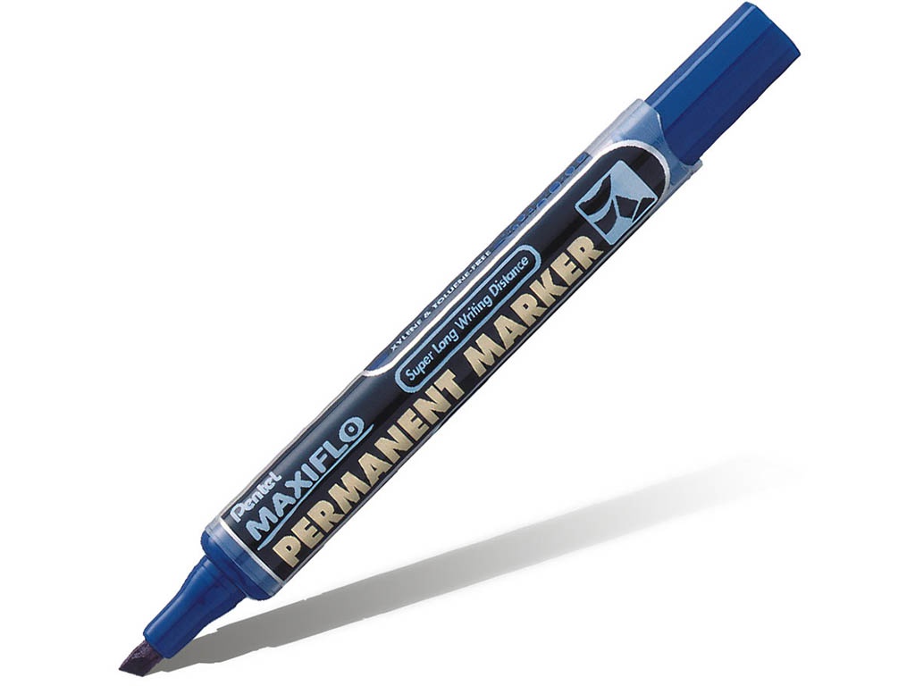 

Маркер Pentel перманентный с жидкими чернилами 1.8/4.5mm Blue NLF60-C, NLF60-C