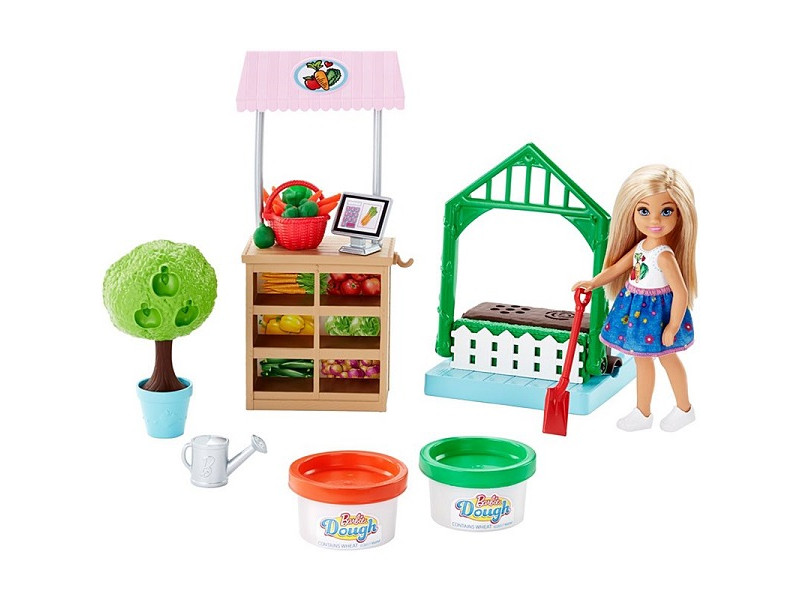 Кукла Mattel Barbie Овощной сад Челси FRH75