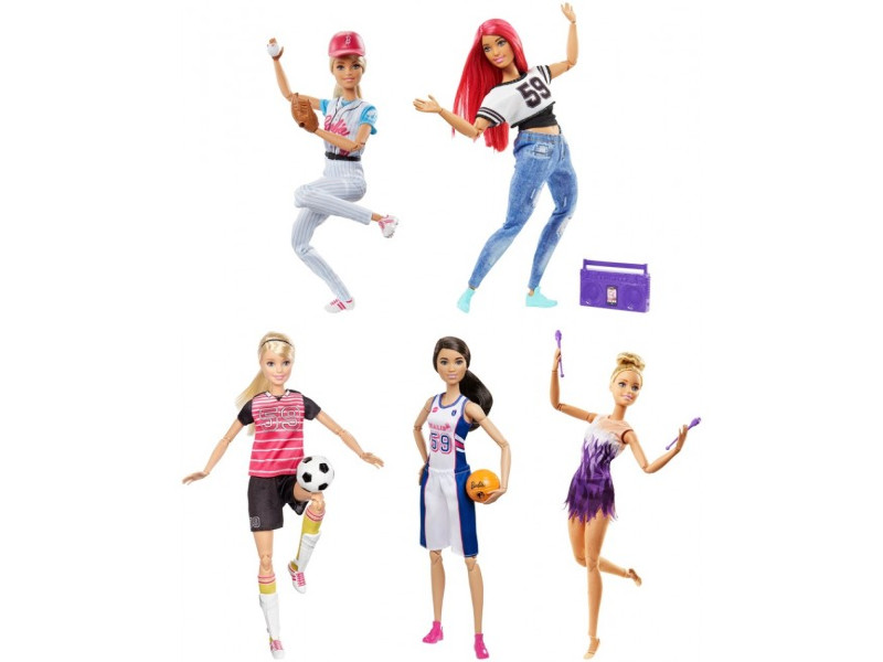 

Кукла Mattel Barbie Спортсменки безграничные движения DVF68, Спортсменки безграничные движения