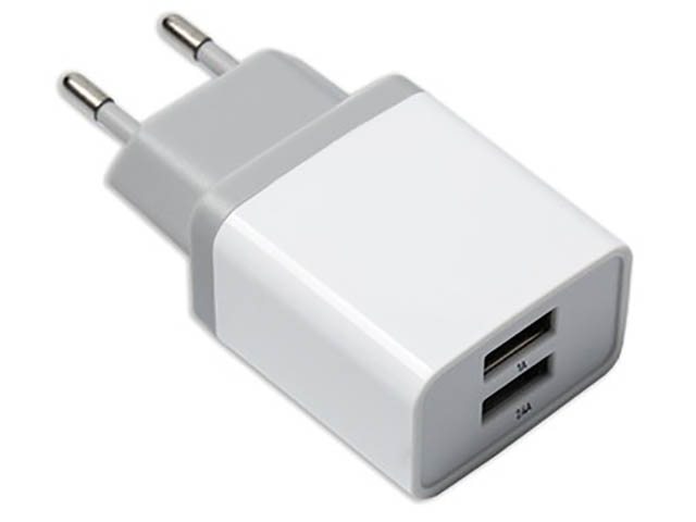 

Зарядное устройство Exployd Classic 3.4A 2хUSB White EX-Z-449, EX-Z-449