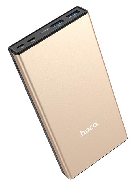 фото Внешний аккумулятор hoco power bank b39 magic stone pd 30000mah gold