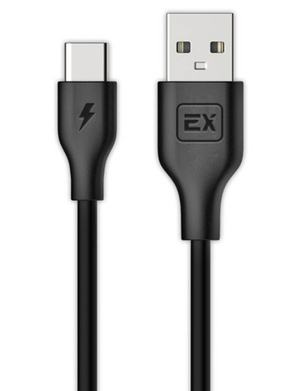 фото Аксессуар Exployd USB - TYPE-C Classic 0.2m Black EX-K-733