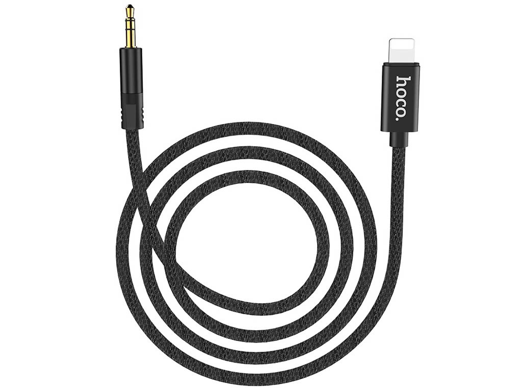 фото Аксессуар Hoco UPA13 Sound Source Lightning - 3.5 Audio Cable Black