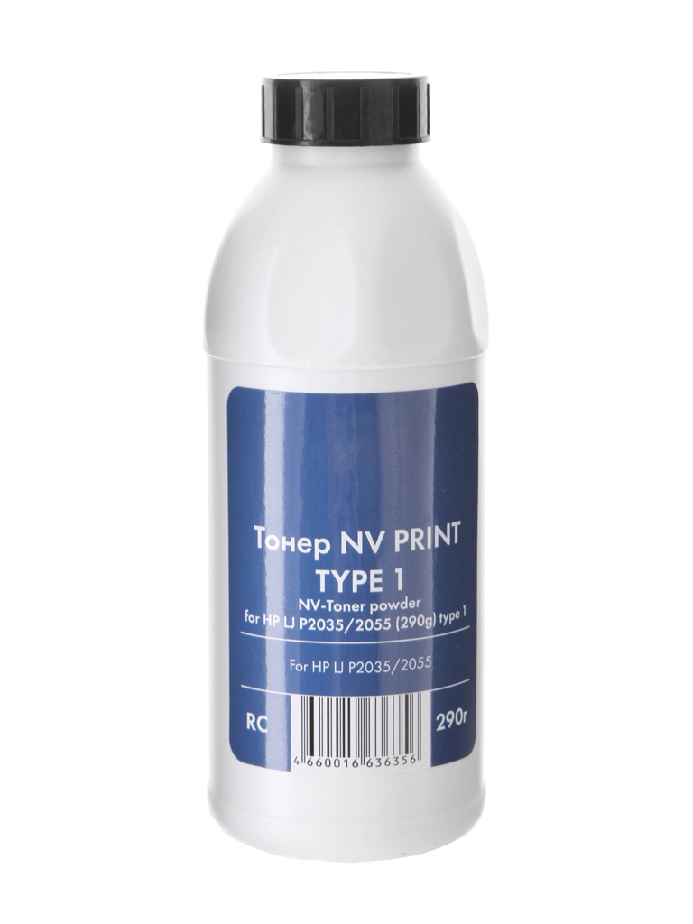

Тонер NV Print NV-HP LJ P2035/2055 290г Type 1 для LaserJet P2035/2055, NV-HP LJ P2035