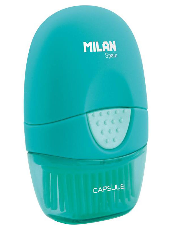 

Ластик Milan Capsule В пластиковом чехле с щёткой 1032913, Capsule
