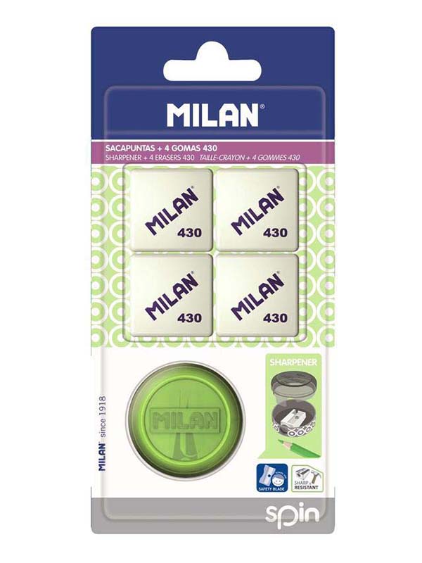 

Набор точилка и ластик Milan Spin 430 BYM10227, BYM10227