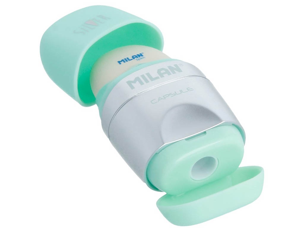 

Ластик -точилка Milan Capsule Silver 4714112, 4714112