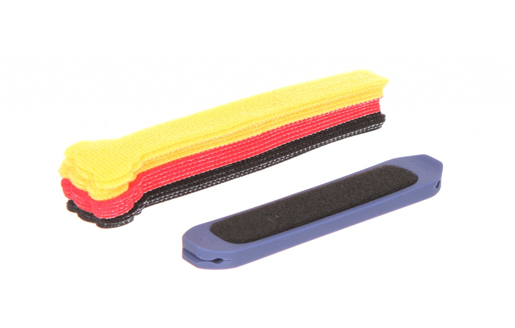 

Держатель для кабеля Baseus Kaka Fixer Kit With LE Velcro Strap Blue TZACGX-03, Kaka Fixer Kit With LE Velcro Strap